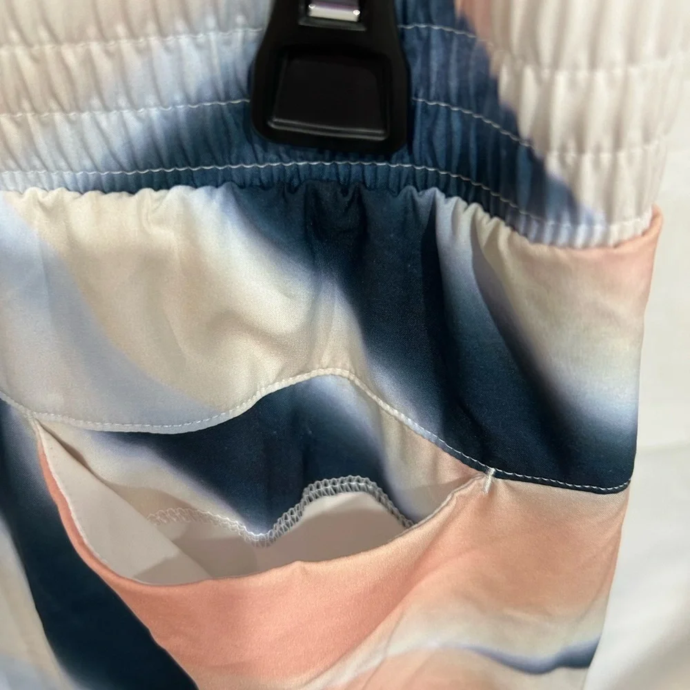 CALIA by Carrie Underwood Women's Skort in Blue and Cream NWT